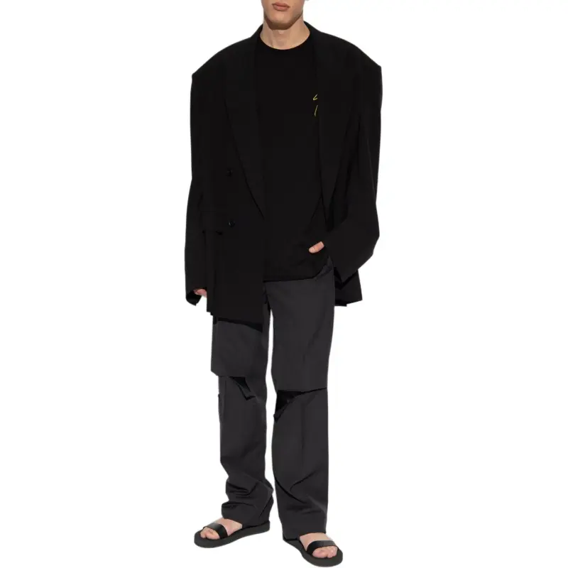 Givenchy Worn Effect Straight Leg Trousers-2