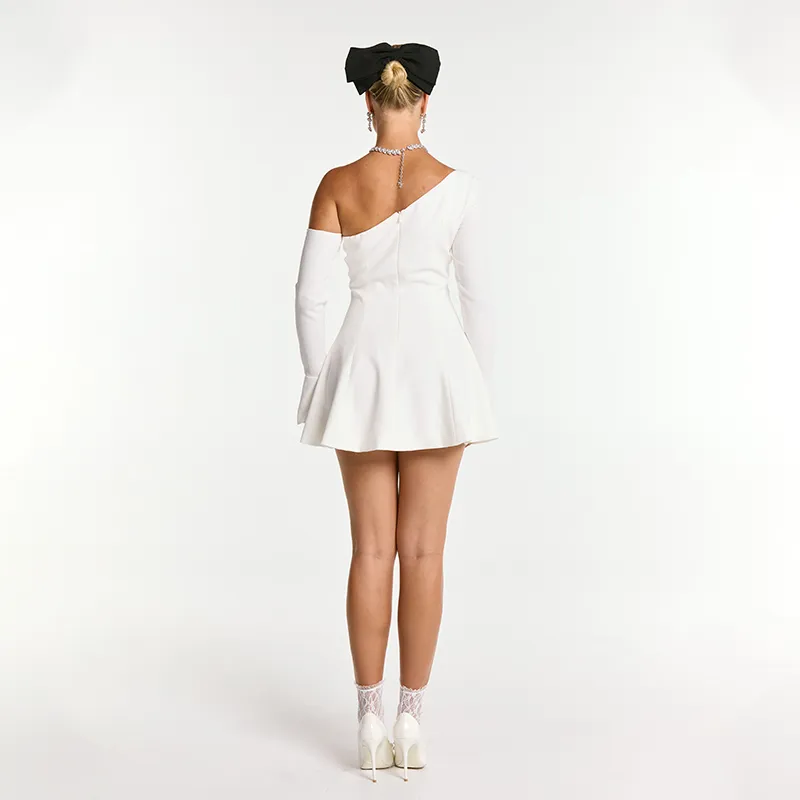 NANA JACQUELINE Long Sleeved Dresses Women's White-3