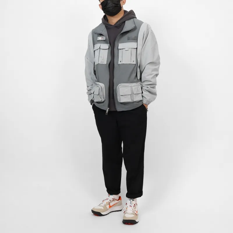 Jordan Jacket Asia Version Men's Light Smoke Gray-5