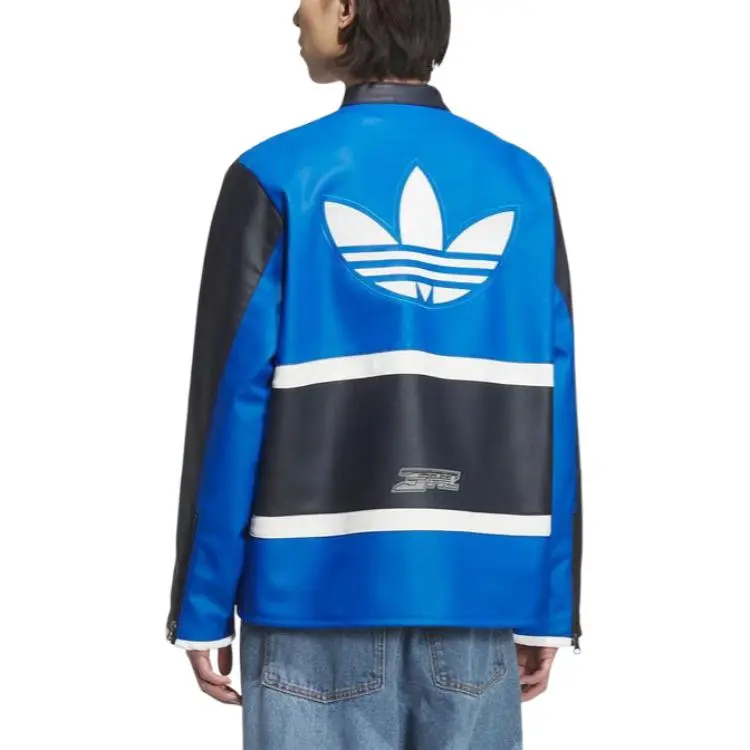 Adidas Originals Jacket Men's Blue Black-3