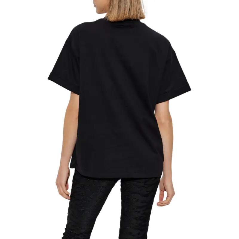 BALMAIN Logo Embellished Crewneck T Shirt-3
