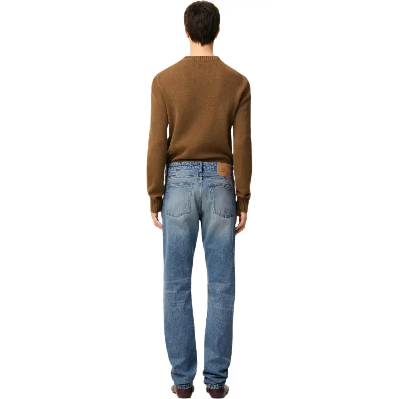 AMIPARIS Paris Logo Patch Classic Fit Jeans-6