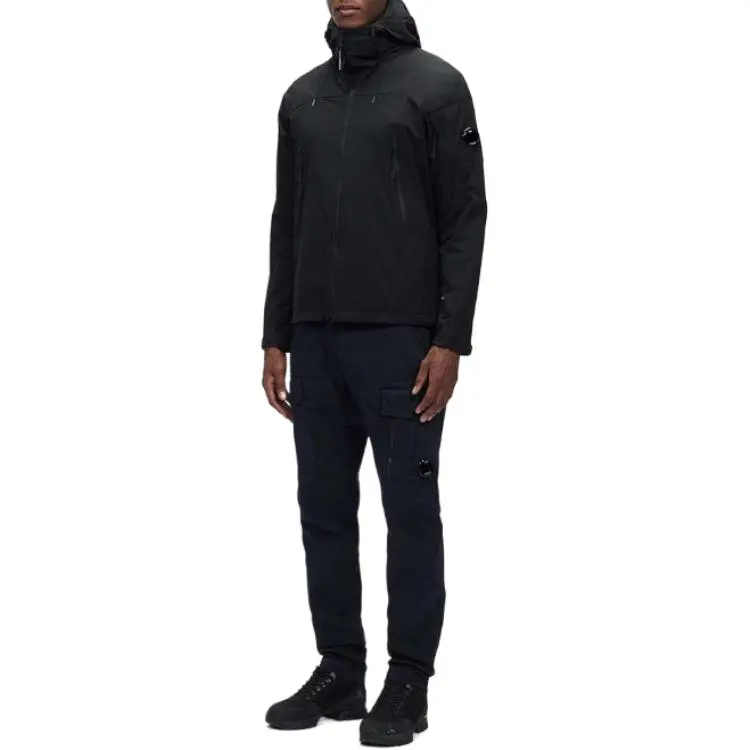 C.P. Company SS23 Zip-up Stretch-cotton Protec Hooded Jacket-3