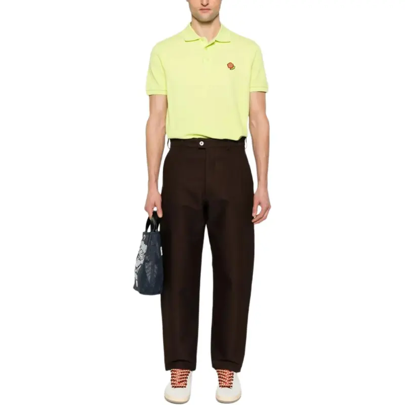 KENZO Cotton Tapered Trousers-1