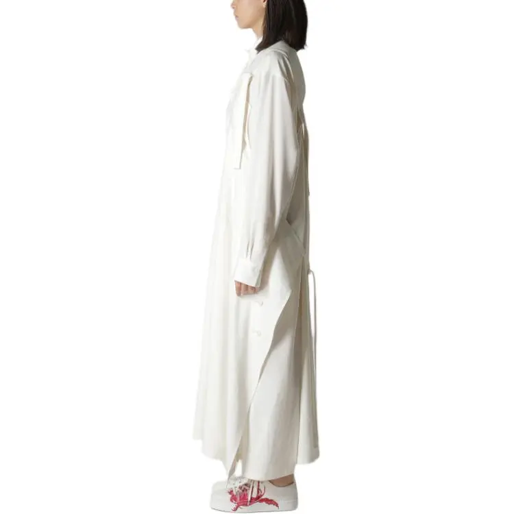 Yohji Yamamoto Y's FW24 Sleeveless Dress Women's Ecru-5
