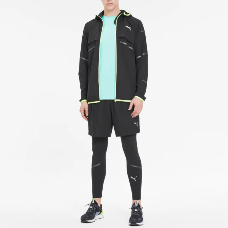 PUMA Runner ID 7 Casual Shorts Men's Black-4