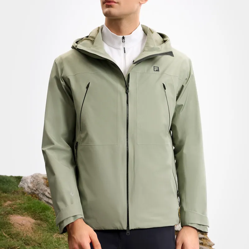 FILA Jackets Men Mang Gray Green-3