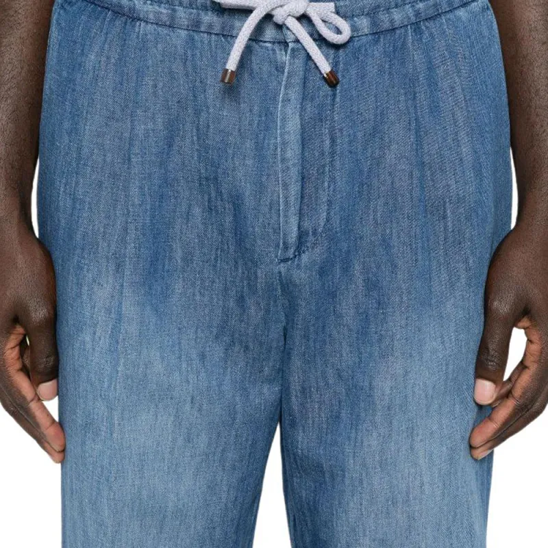Brunello Cucinelli Pleat detailing Jeans-4