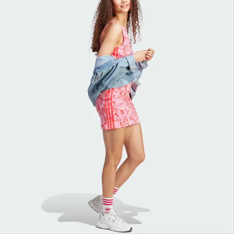 Adidas Originals Slip Dresses Women's Clear Pink-3