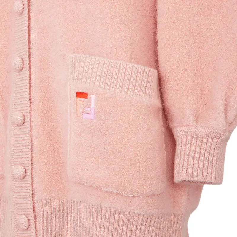 FENDI SS21 Loose Fit Knitwear Women's Pink-3