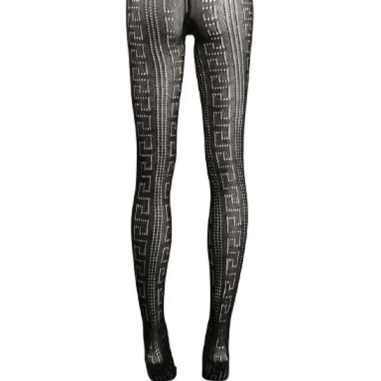 VERSACE Leggings Women's Black-5