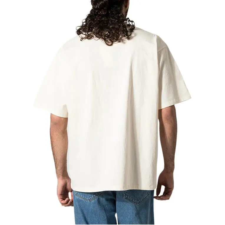 Nanamica T Shirts Unisex Ivory White Vintage Yellow-3