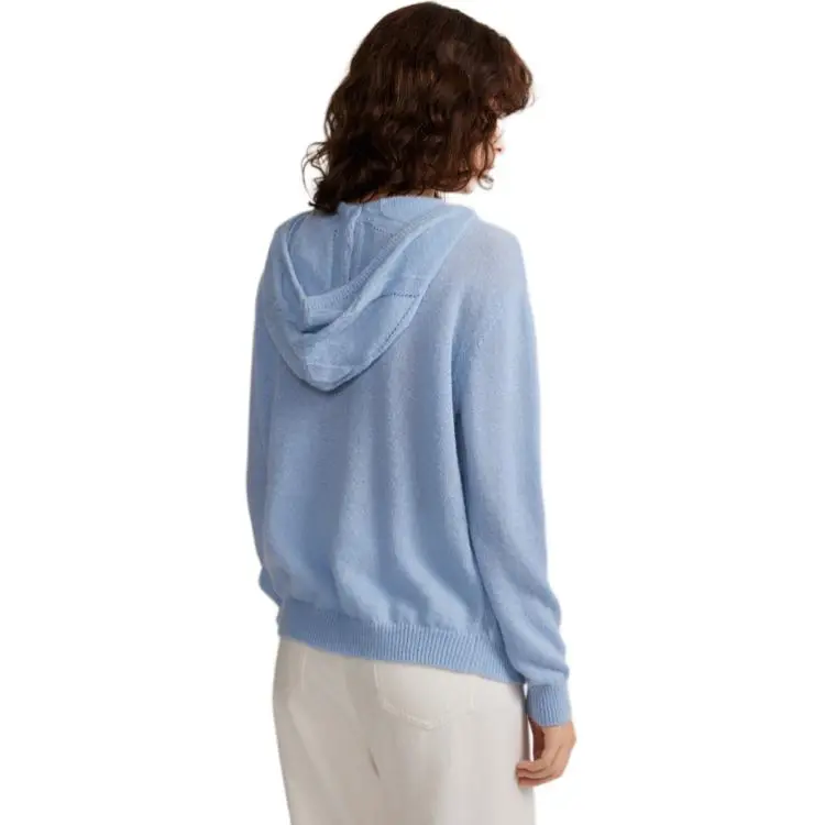 ELLE Sweater Women's Light Blue-3