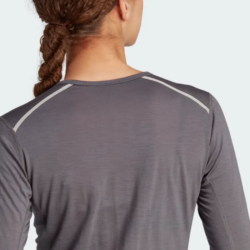 Adidas Free Shipping With AdiClub Terrex Xperior Merino 150 Baselayer Long Sleeve Tee-4