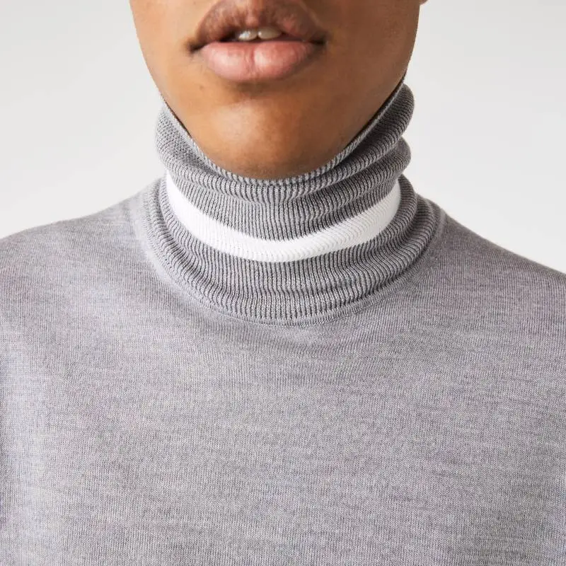 LACOSTE Sweaters Men Gray-3