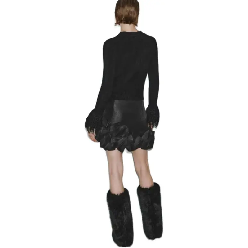 URBAN REVIVO Casual Short Skirts Women's-3