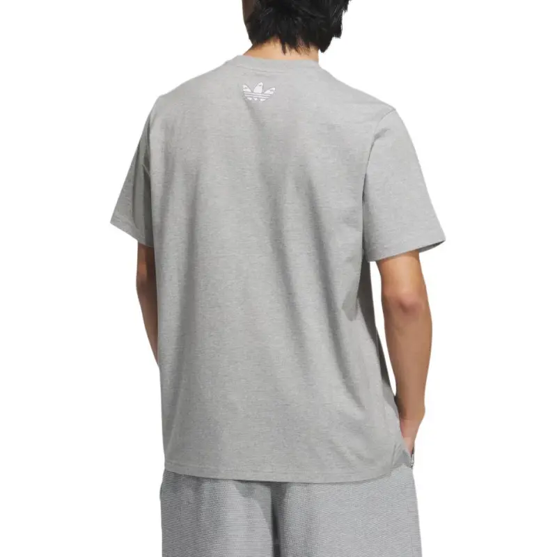 Adidas Originals SS25 T Shirt Men's Medium Heather Gray-3