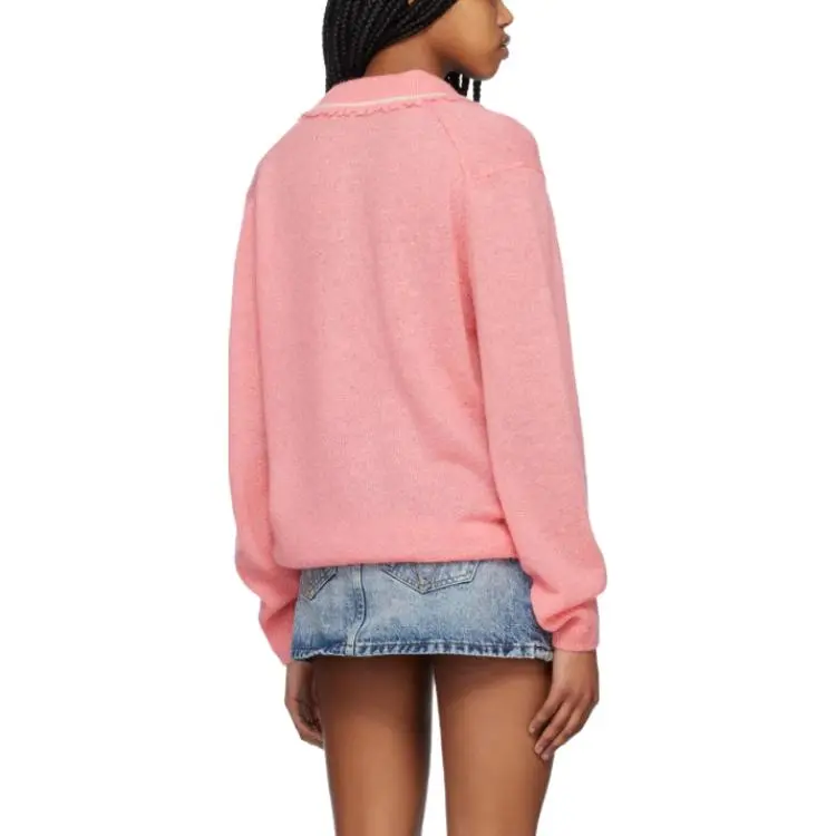 WE11DONE SS23 Sweaters Unisex Pink-3