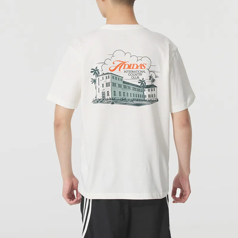 Adidas SS25 T Shirt Men's White-3