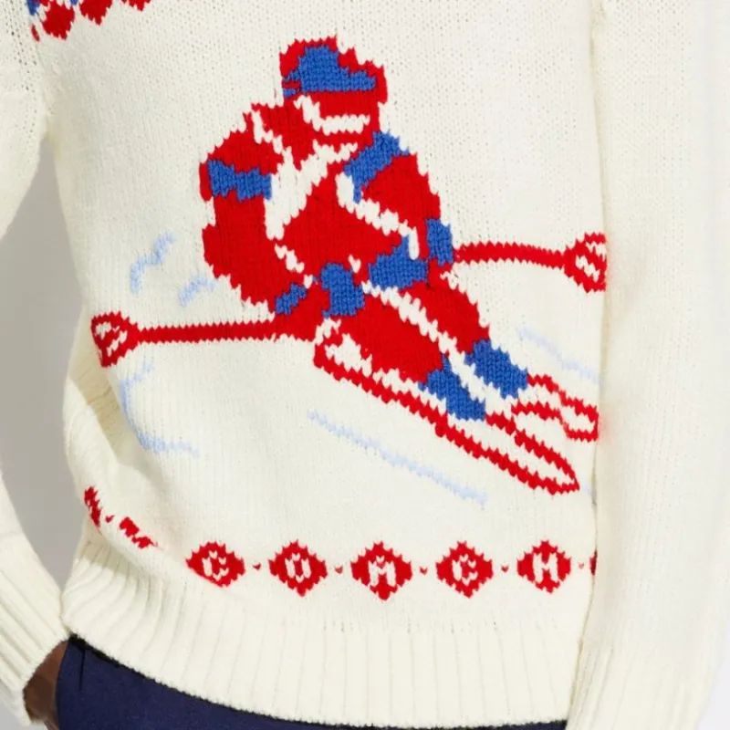COACH Sweaters Men White-3
