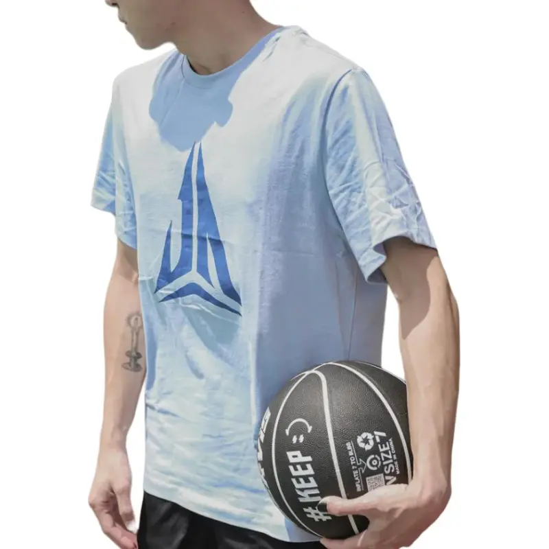 Nike T Shirts Men Light Blue-5