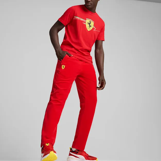 PUMA Race Big Shield SS24 Regular T Shirt Men's Red-2