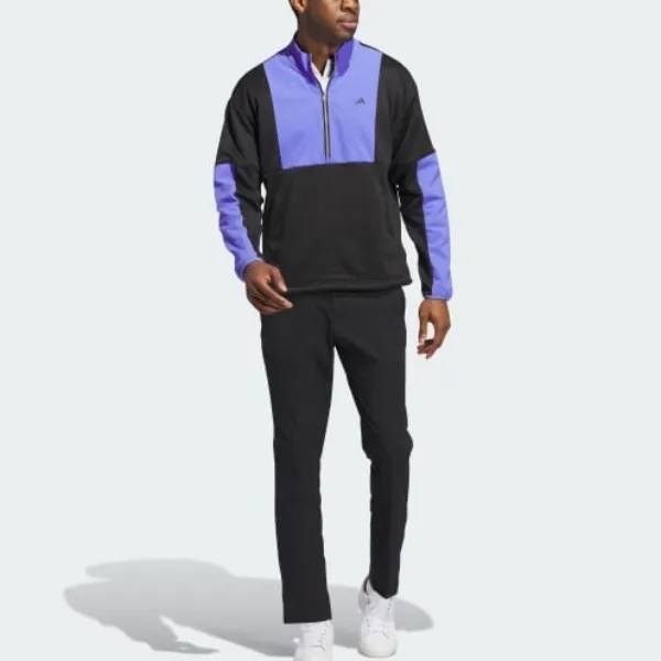 Adidas Free Shipping With AdiClub Go-to Dwr Hybrid Half Zip Pullover-1