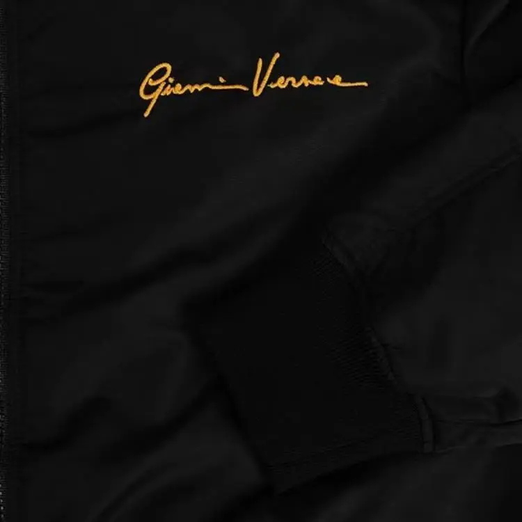 VERSACE Puffer Jacket Men's Black-2