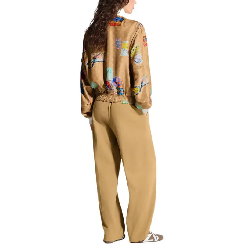 Lv Travel Patch Bomber Jacket-4