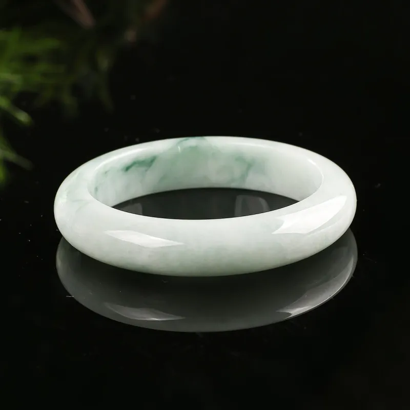 TAMINA Glutinous Jade Jadeite Bangles Women's-3
