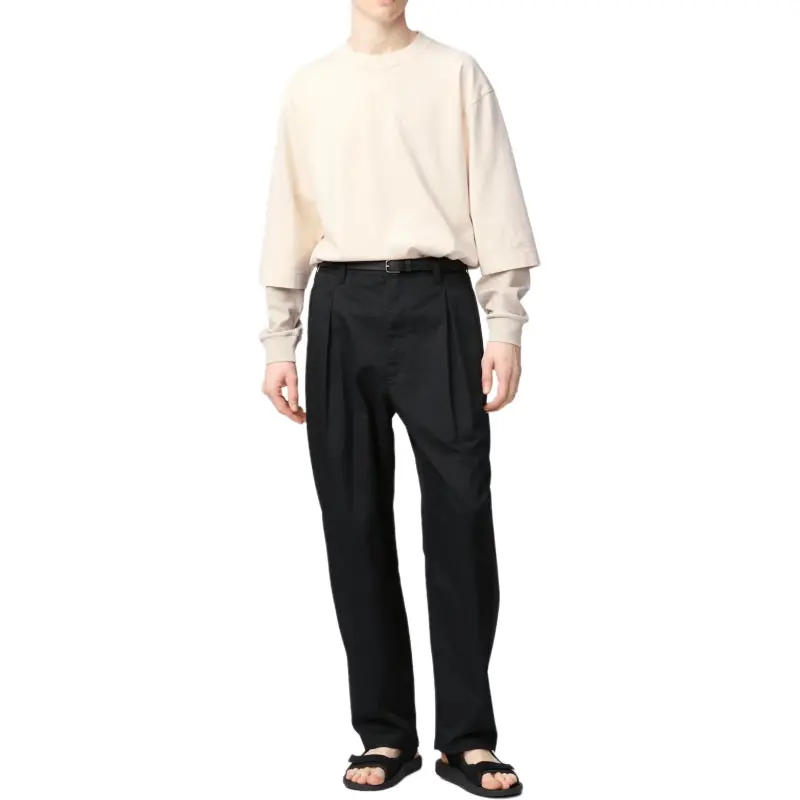 UNIQLO U Collection SS25 Casual Pants Men's Black-1