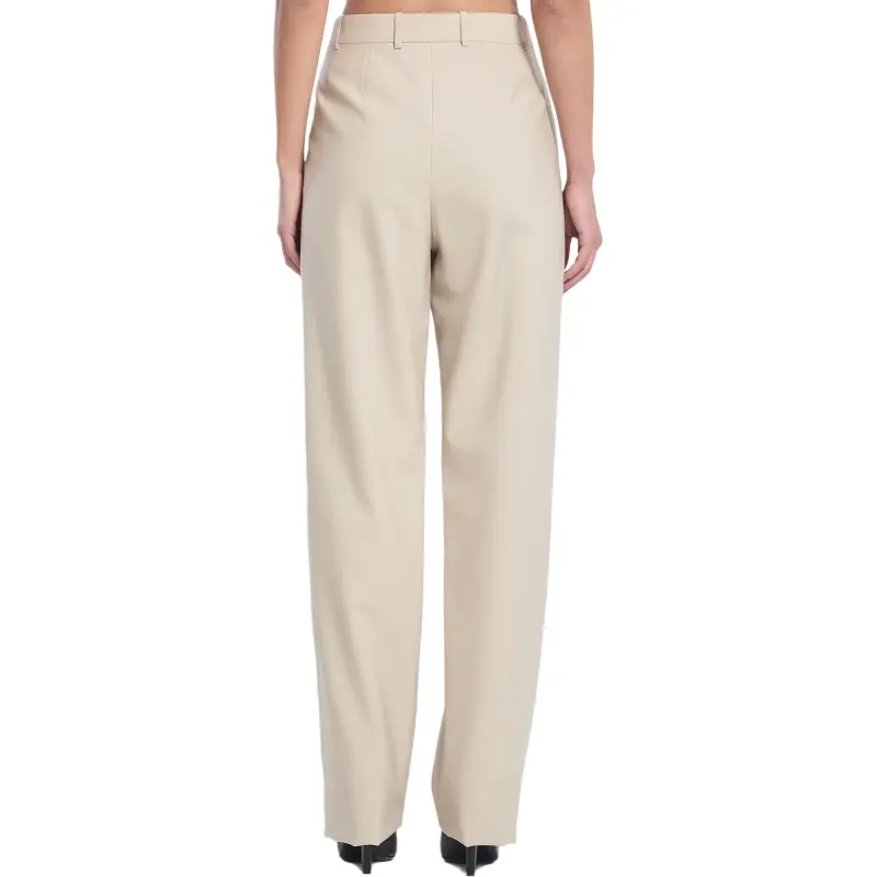 SAINT LAURENT Wool silk Trousers-3