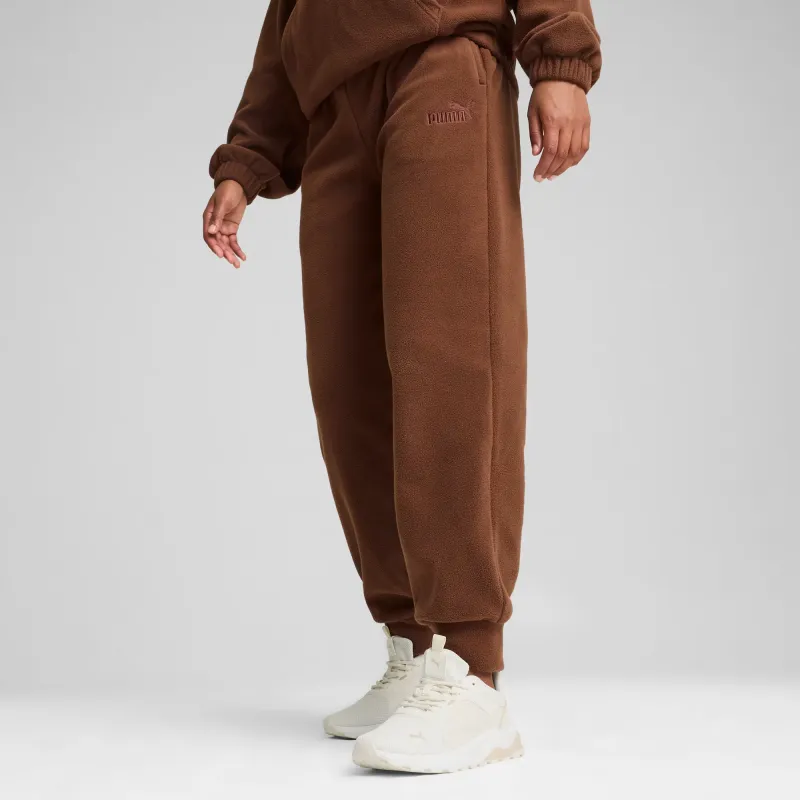 PUMA ESS ELEVATED FW24 Casual Pants Women's Brown-3