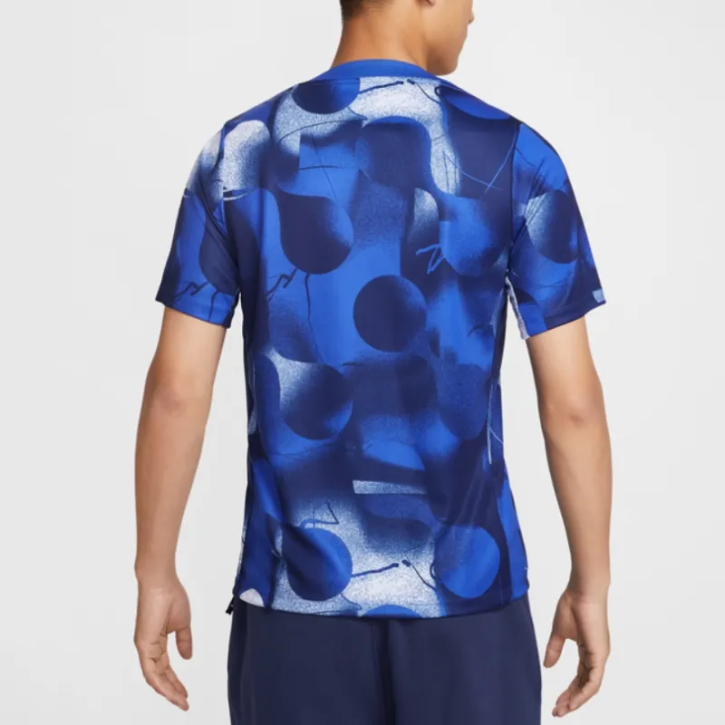 Nike Dri FitAcademy Soccer Jersey Men's 497 Campus Navy Blue/Space Blue/White-4