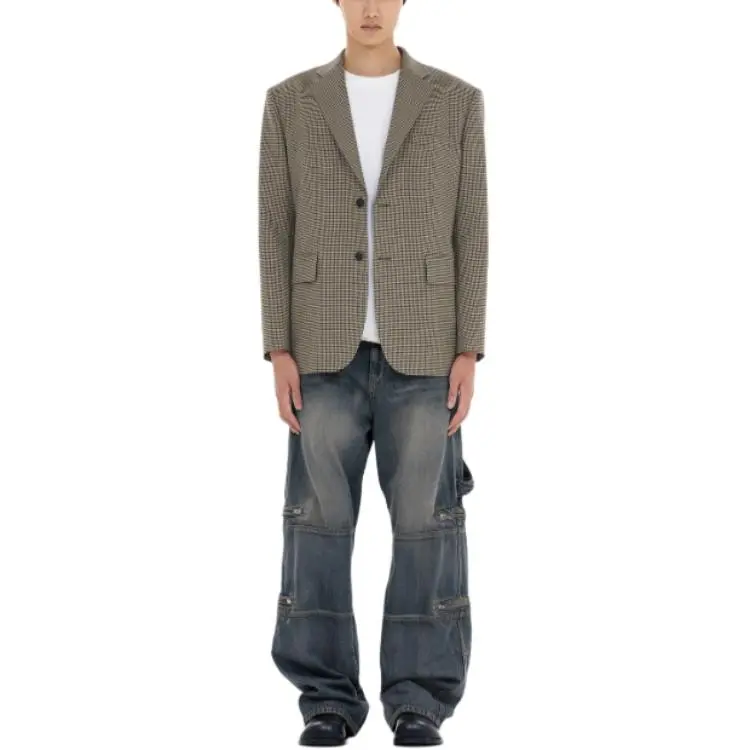 WE11DONE Plaid Blazer-2