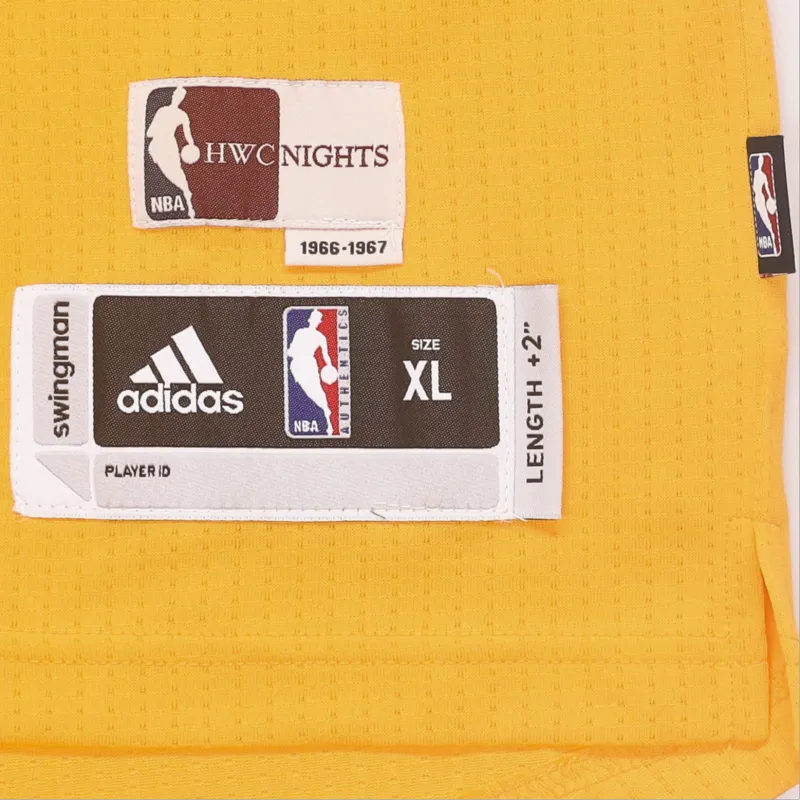 Adidas Basketball Jerseys Unisex Yellow Blue-3