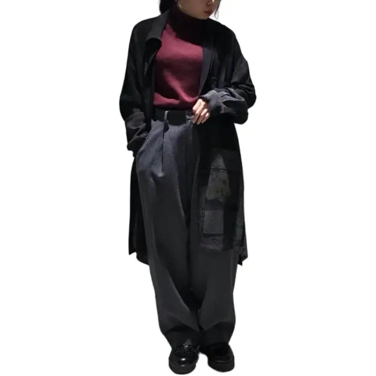 Yohji Yamamoto Casual Pants Women's Gray-3