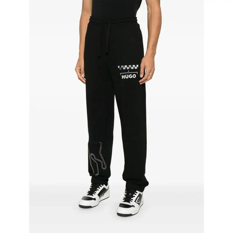 HUGO BOSS Logo print Track Pants-3