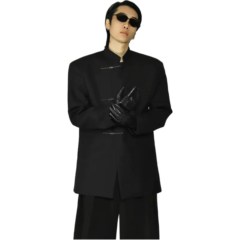 FALIAMS Business Suits Unisex Black-2