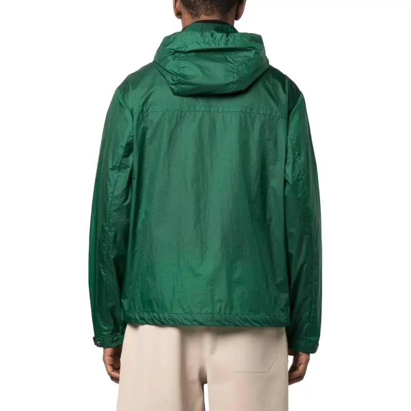 Moncler Logo Patch Zip Up Jacket-3