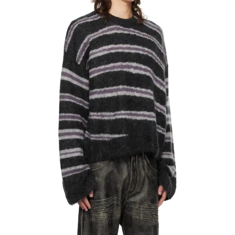 Acne Studios Striped Crewneck Jumper-3
