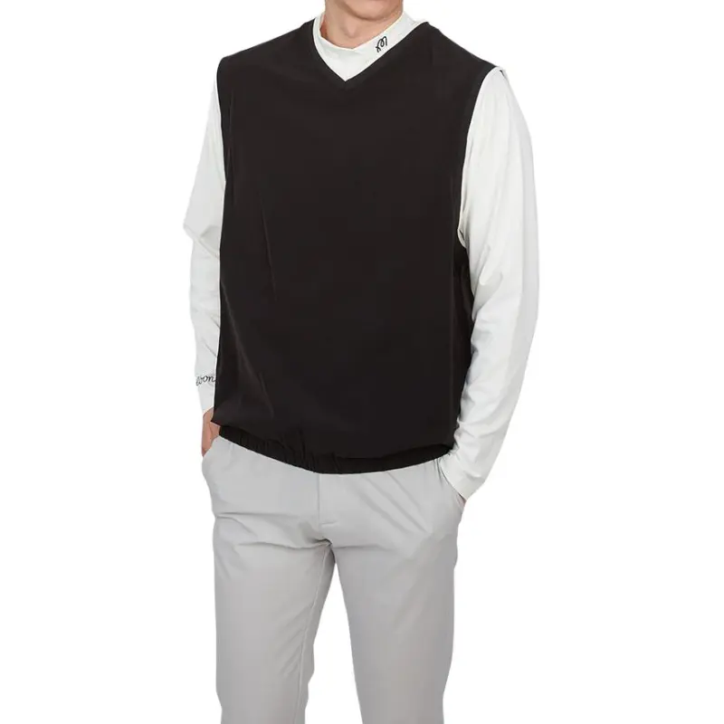 Malbon Golf Tank Top Men's Black-3