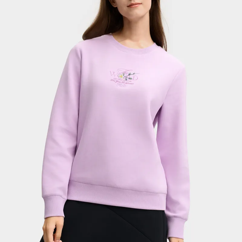 FILA Sweatshirt Women's Light Lavender-2