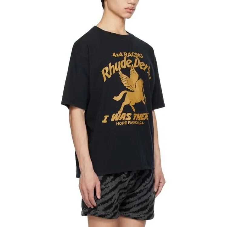 RHUDE T-Shirts Men Black-2