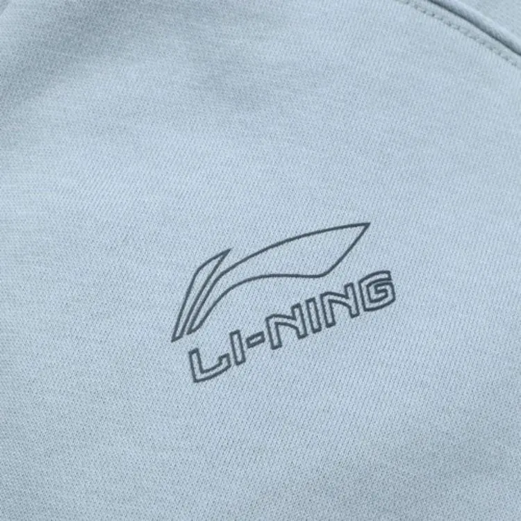 LiNing Sweatshirt Unisex Gray Mist Green-5