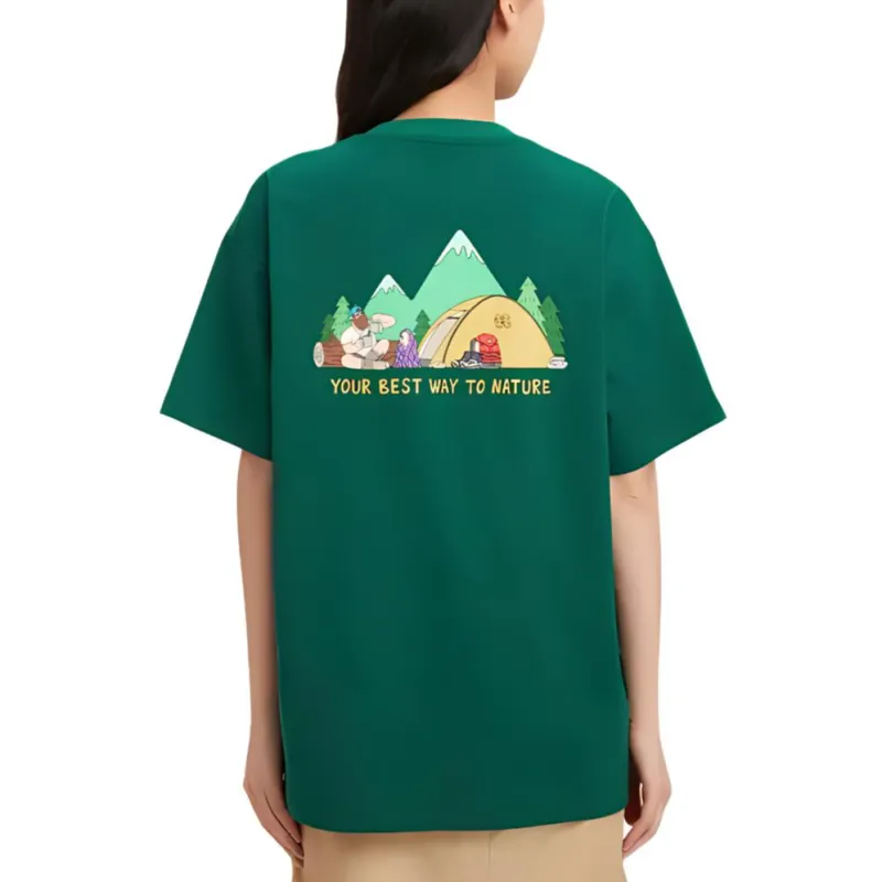KOLON SPORT Jeon Hwangil Illustrator Collaboration T Shirt Unisex-5