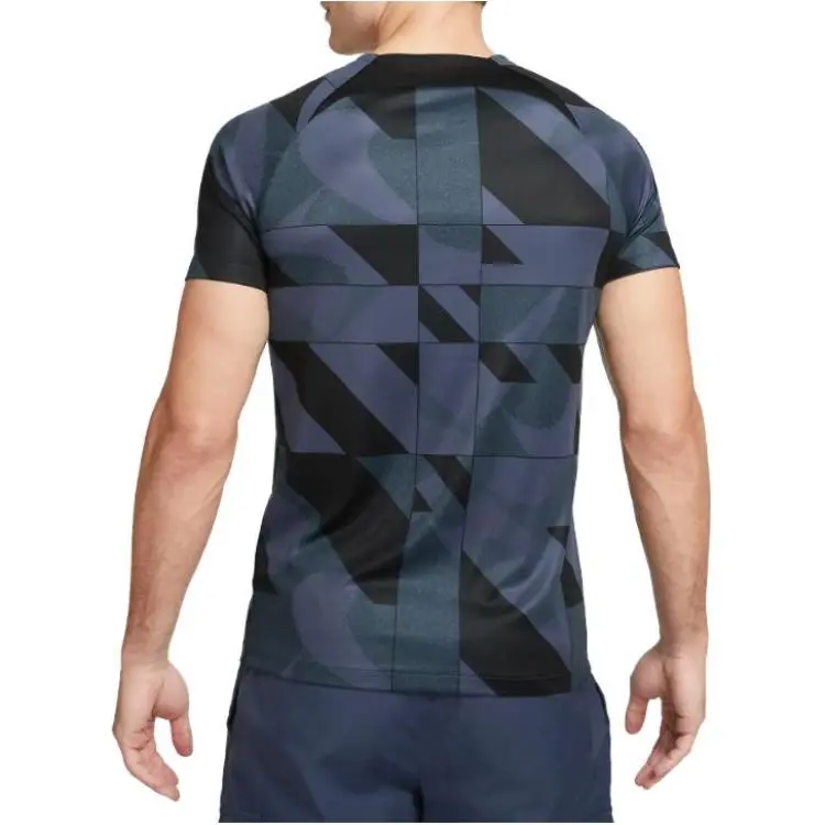 Nike T Shirts Men Dark Blue-2