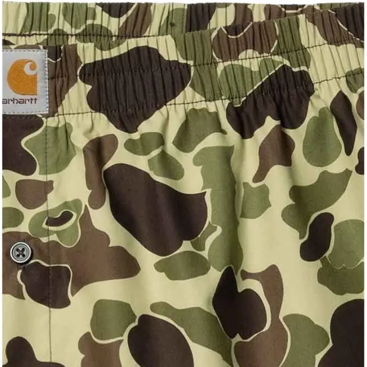 Carhartt WIP Cotton Boxer Green Camo Duck-1