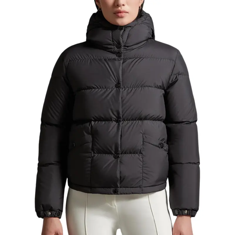 Moncler Ebre Logo Embroidered Buttoned Jacket-3