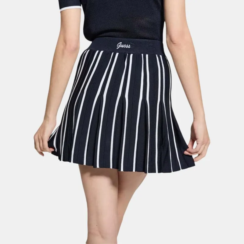 GUESS Casual Short Skirts Women's Marine Blue-3